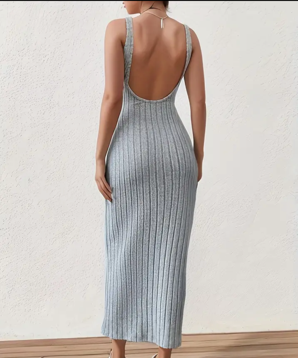 Backless Tank Dress