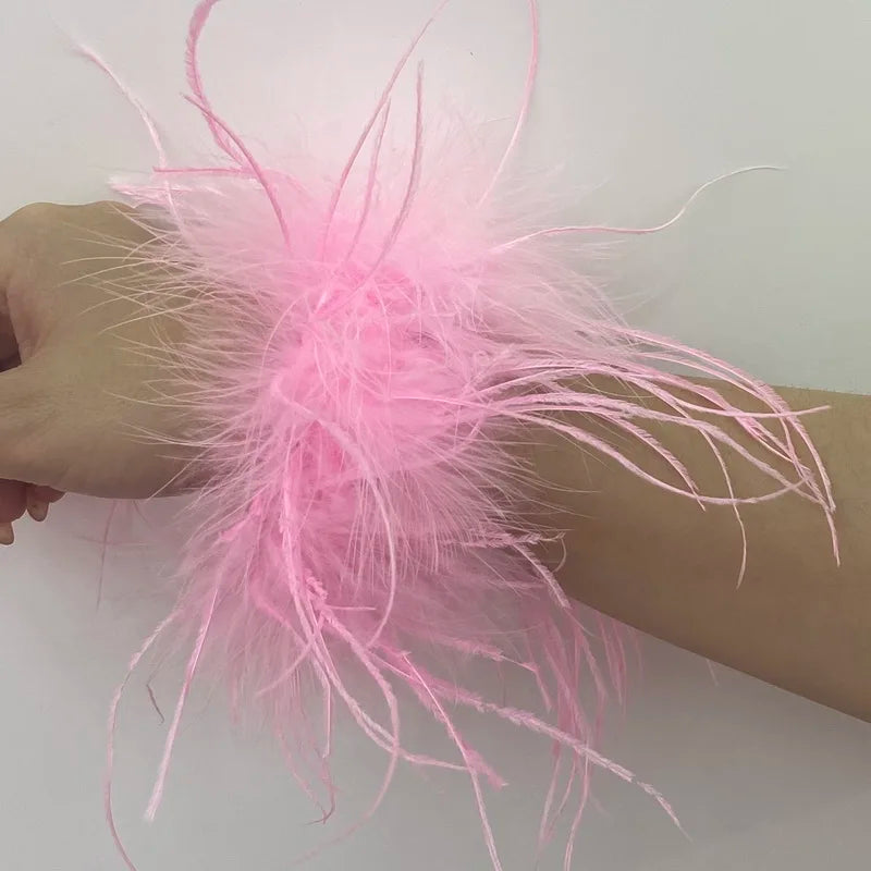 Ostrich Feather Bracelet