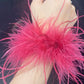 Ostrich Feather Bracelet