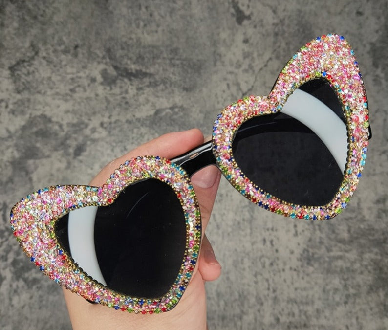 Glitter Heart Sunnies