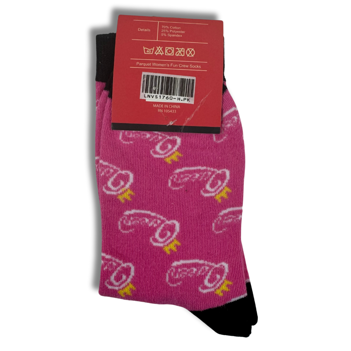 HOT PINK 'Queen' SOCKS